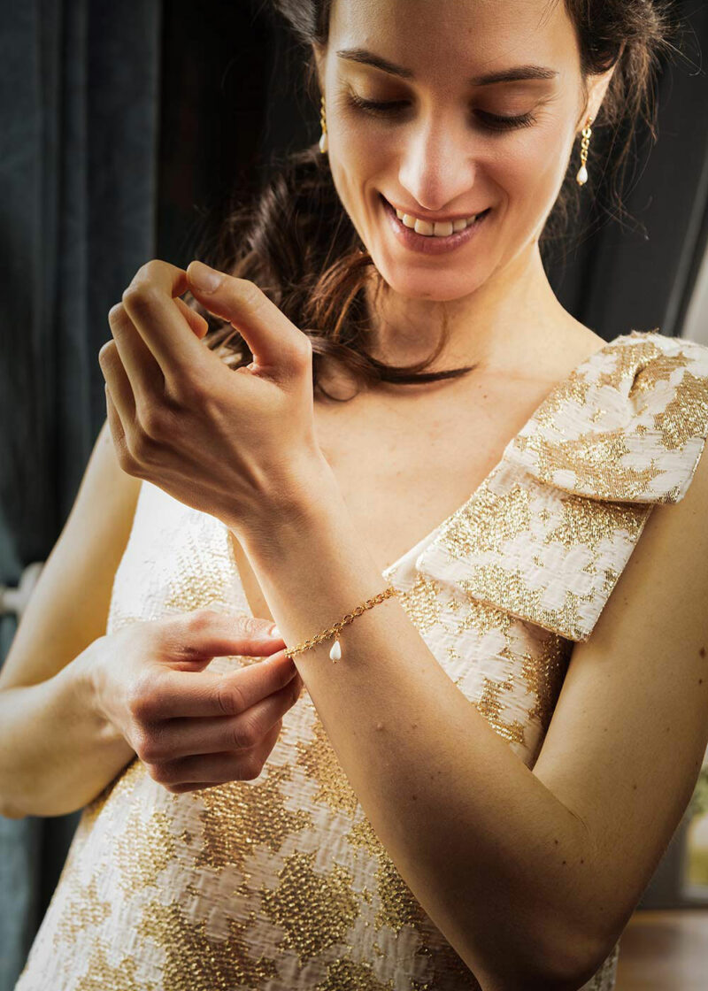 Bracelet de mariée pour New White Story