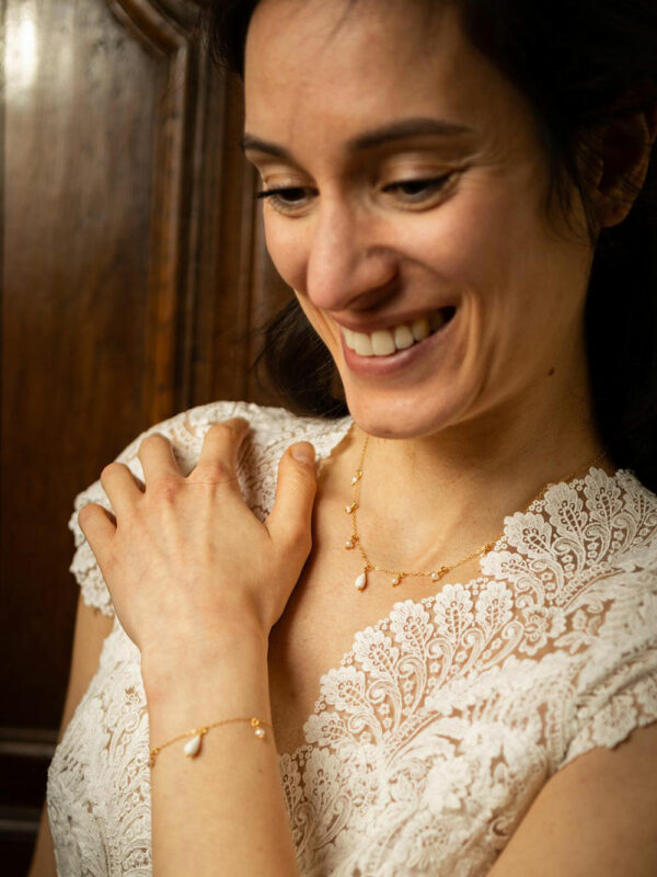 Bracelet mariée sur New White Story